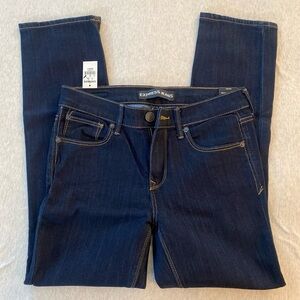 Express Women’s Dark Indigo Stretch Skinny Jeans